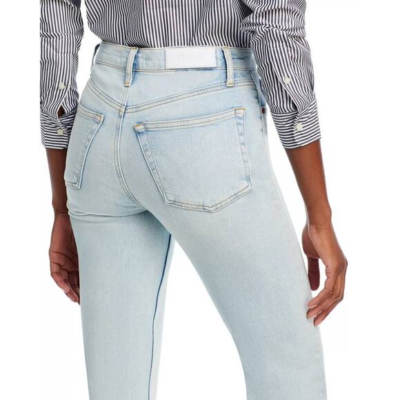 RE/DONE  70s High Rise Crop Bootcut Jeans in Vapor Wave 30 - Picture 3 of 4